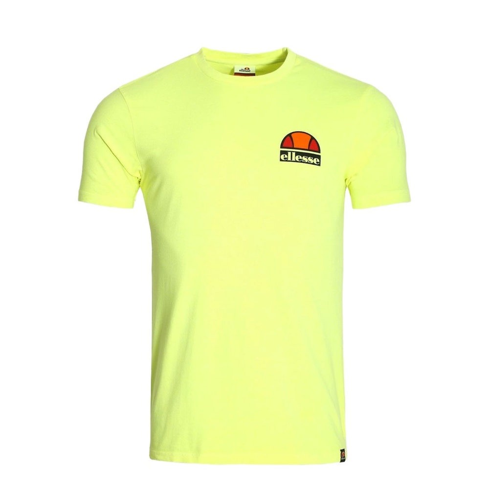 Ellesse Cuba Neon Yellow Men's T-Shirt SZ XS